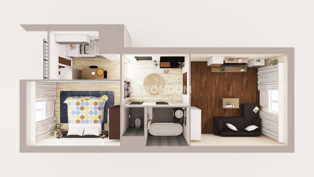 Predaj 2 izbový byt 51 m2, Bytča