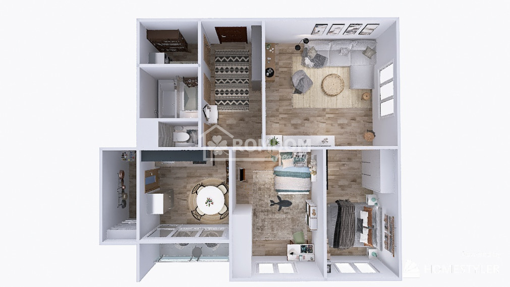 REZERVOVANE  3-izbový byt s lodžiou Rozkvet, Považská Bystrica, exkluzívne ROMDOM