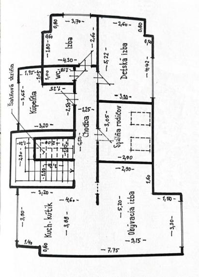 Predaj 4 izbový byt, 115 m2 Žilina Bulvár