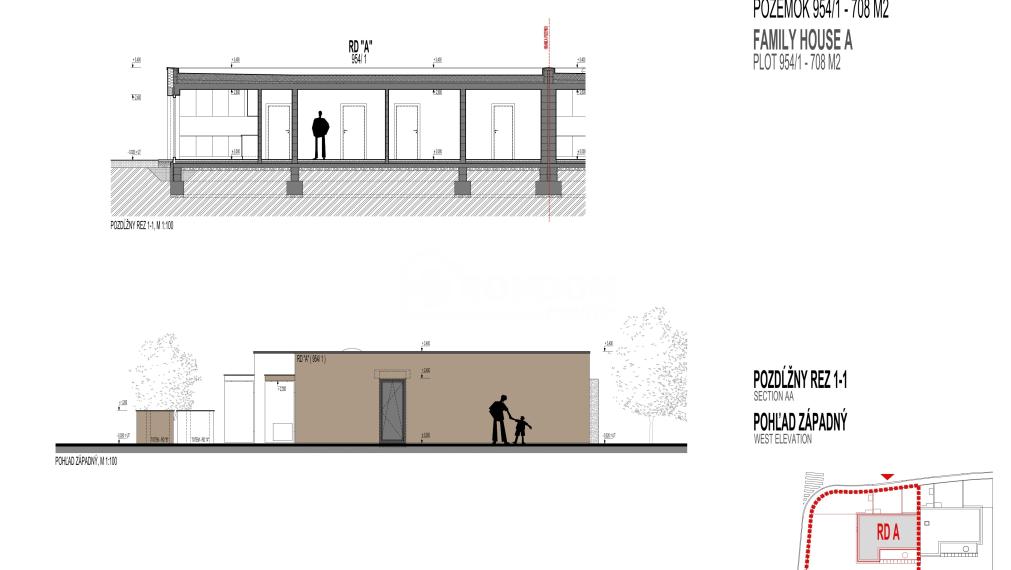 Predaj, rodinný dom, bungalov A, Martin - Priekopa