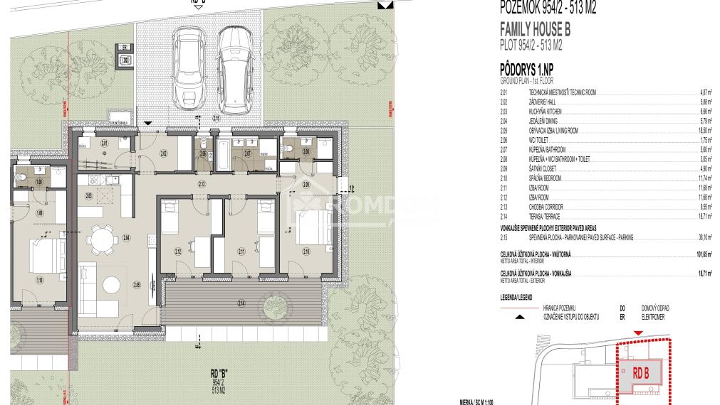 Rezervované, rodinný dom, bungalov B, Martin - Priekopa