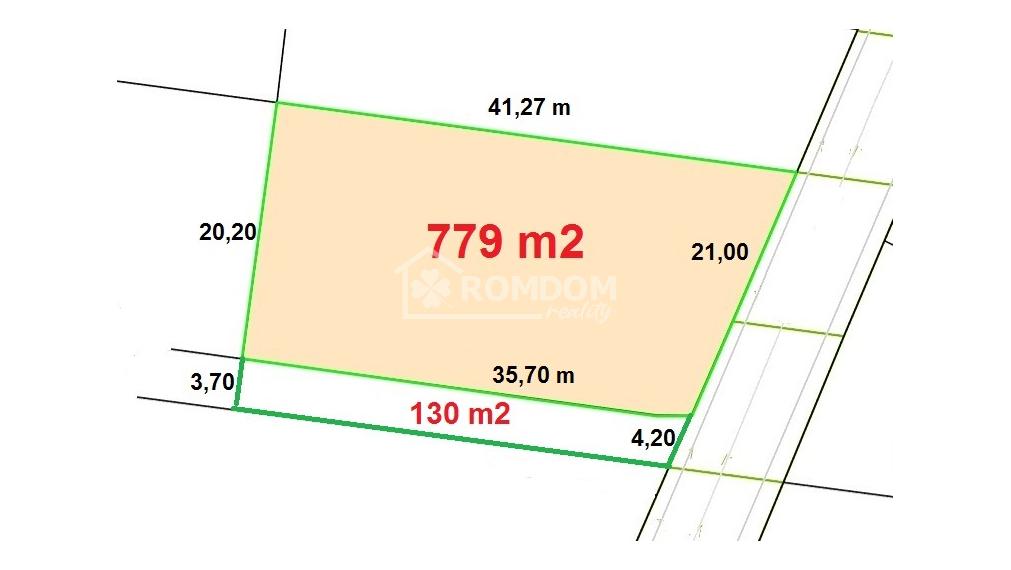Predaj pozemok 844 m2 Teplička nad Váhom