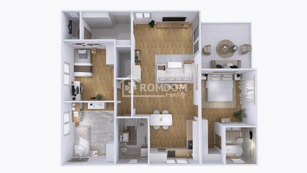 AKCIA! PREDAJ murovaný 4-izb. bungalov (dom 3), Láb, okr. Malacky