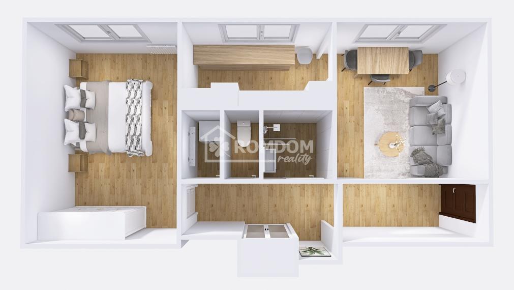 EXKLUZÍVNE, len u nás! Predaj 2-izbového bytu po kompletnej rekonštrukcii - Bratislava, Hornádska ul. (Podunajské Biskupice)