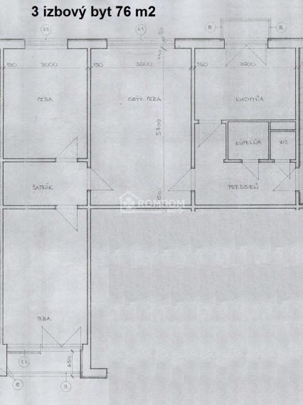 REZERVOVANÉ - 3i byt 76m2 + balkón a loggia, Žilina Bulvár