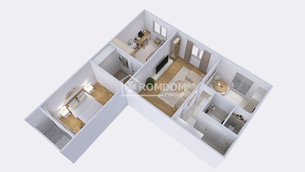 REZERVOVANÉ - 3i byt 76m2 + balkón a loggia, Žilina Bulvár