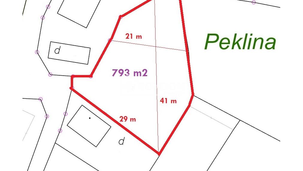 Predaj stavebný pozemok Dolný Hričov - Peklina