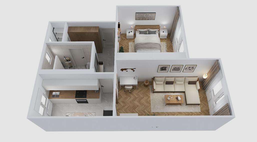 Predané! 2i byt 65m2 + garáž, Žilina centrum