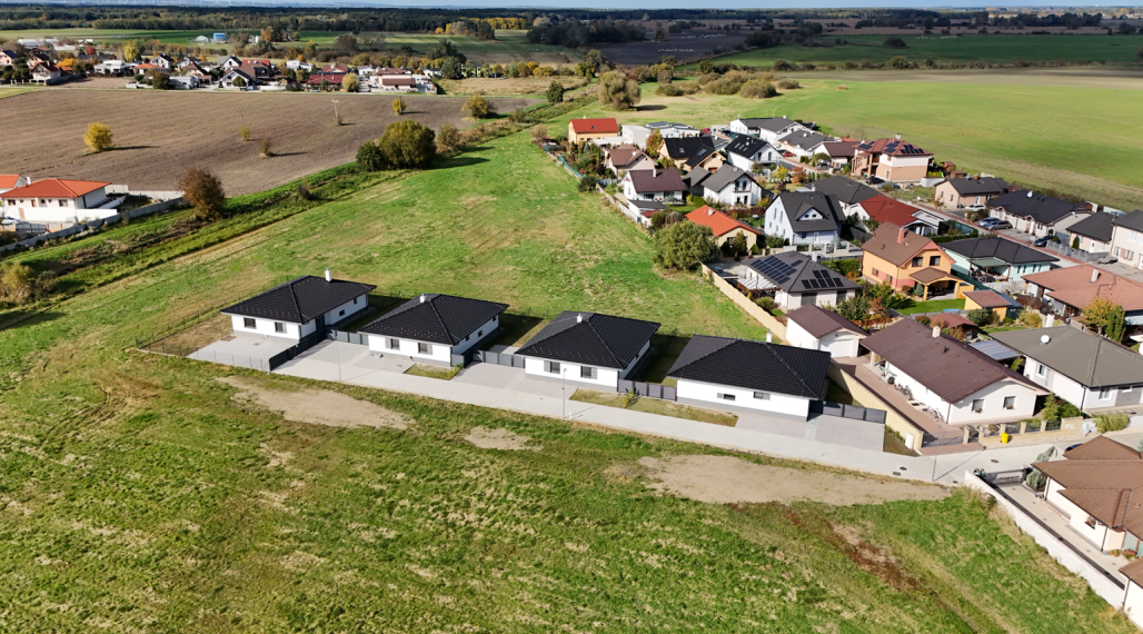 Predaj rodinných domov Láb (Malacky) ZDARMA! 3D vizuál záhrady