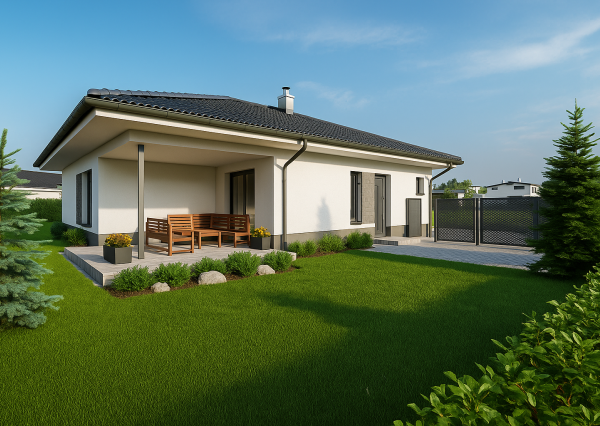 AKCIA! PREDAJ murovaný 4-izb. bungalov (dom 3), Láb, okr. Malacky